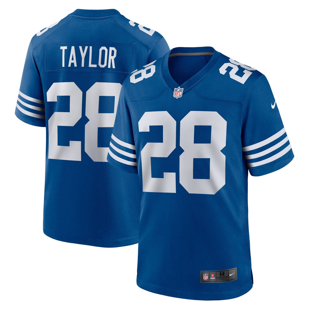 Indianapolis Colts Jonathan Taylor Royal Game Player Football Jersey
