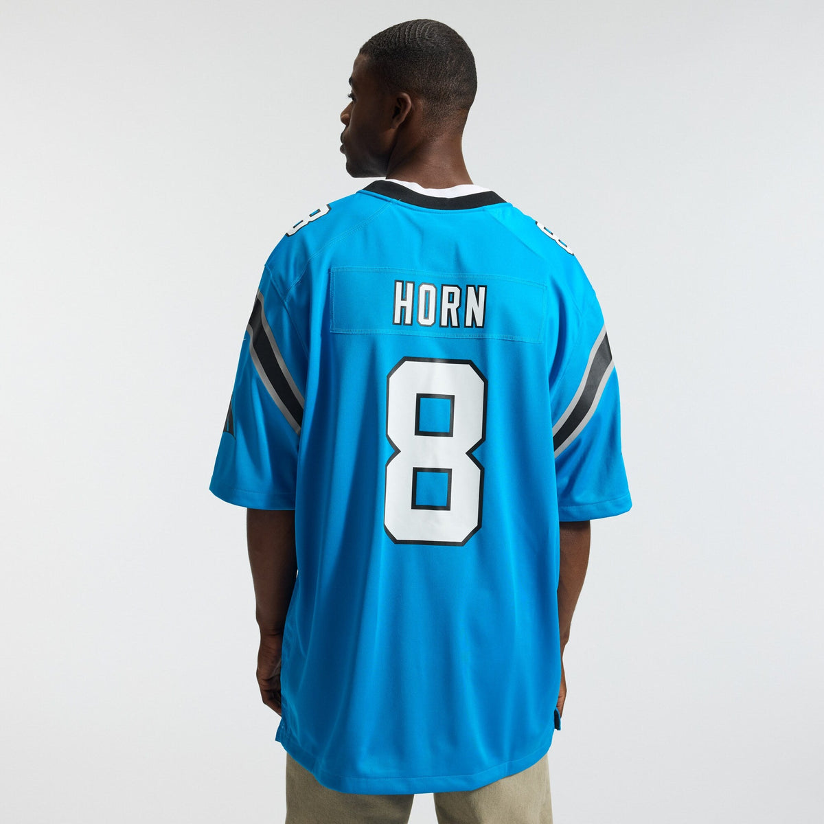 Carolina Panthers Jaycee Horn Blue Alternate Game Football Jersey