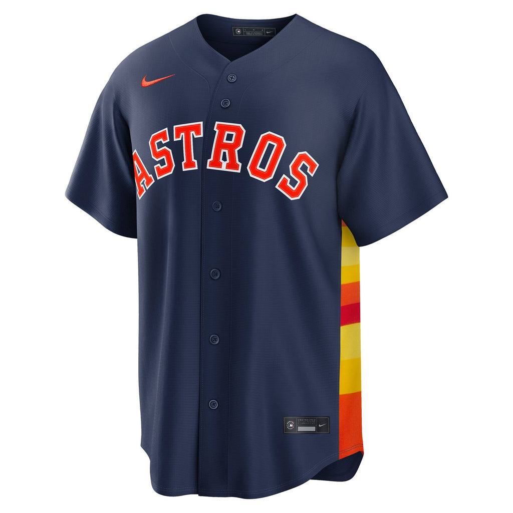 Houston Astros Navy Alternate Replica Baseball Jersey