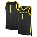 #1 Black Oregon Ducks Alternate Replica Jersey