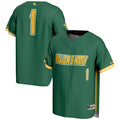 #1 William & Mary Tribe Lightweight Baseball Fashion Jersey - Green