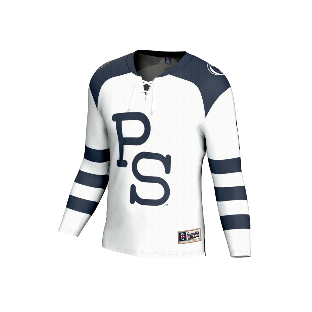 #1 Penn State Nittany Lions Lightweight Hockey Fashion Jersey - White