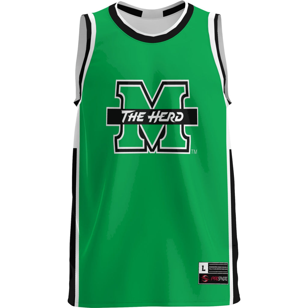 Marshall Thundering Herd Lightweight Basketball Jersey - Green