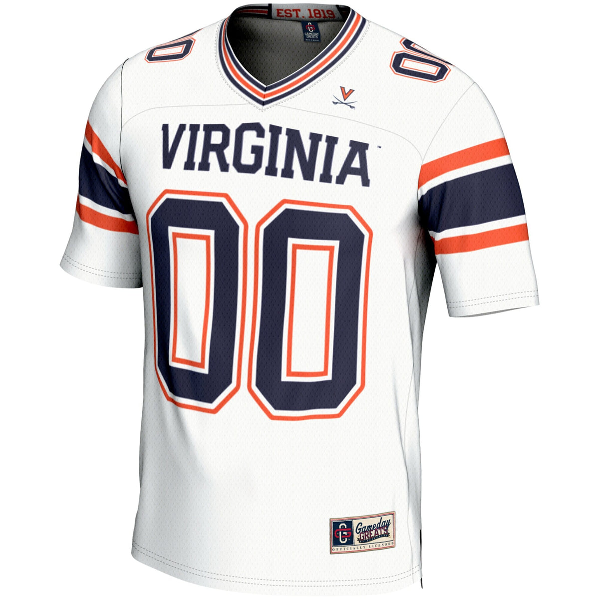 Virginia Cavaliers NIL Pick-A-Player Football Jersey - White