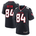 Houston Texans Justin Watson Navy Team Game Football Jersey