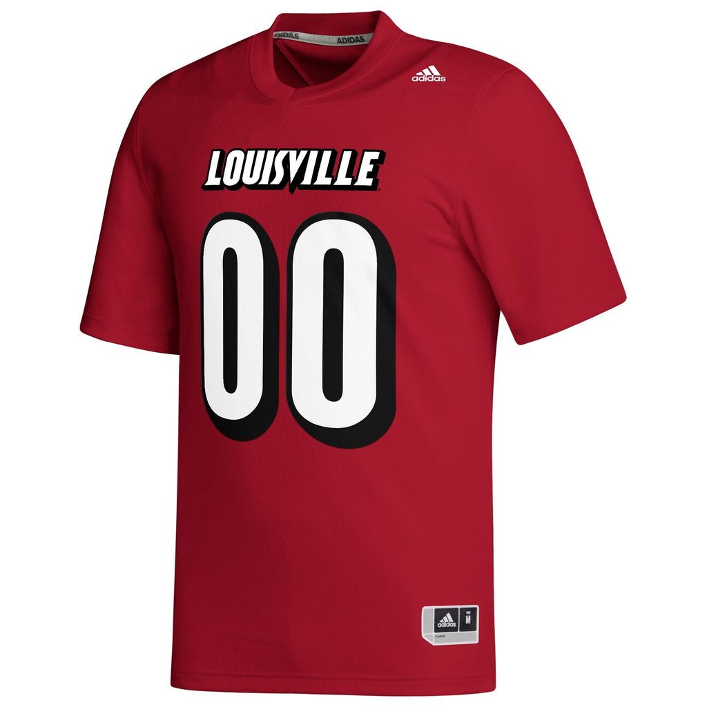 Louisville Cardinals Custom Football Jersey - Red
