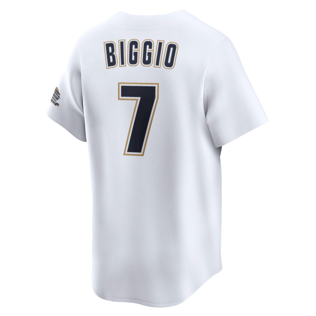Houston Astros Craig Biggio White Throwback Cooperstown Collection Limited Baseball Jersey