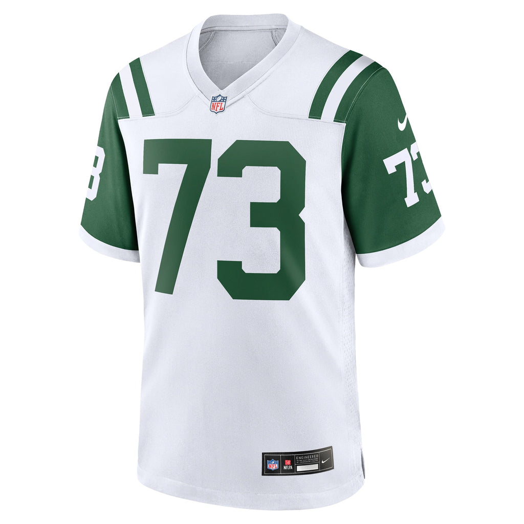 New York Jets Joe Klecko White Retired Player Alternate Game Football Jersey