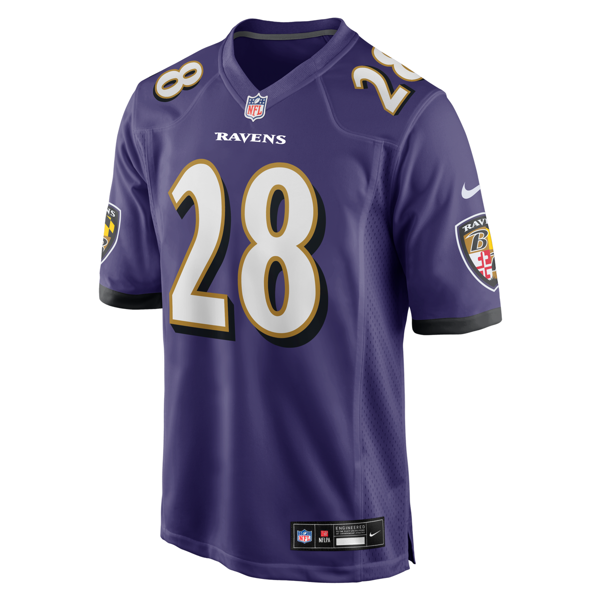 Baltimore Ravens Taven Bryan Purple Team Game Football Jersey