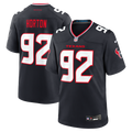 Houston Texans Dylan Horton Navy Team Game Football Jersey