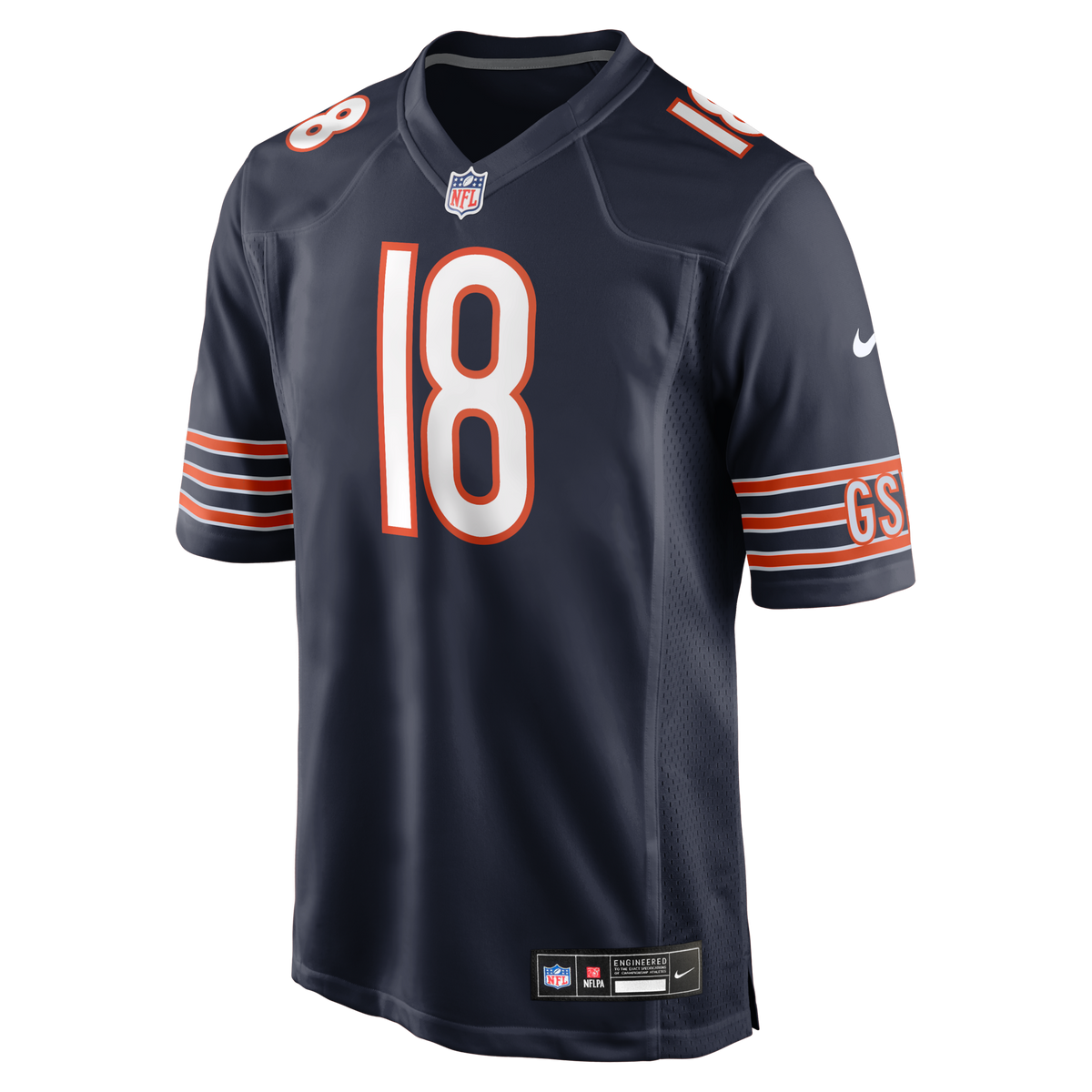 Chicago Bears Caleb Williams Navy Player Game Football Jersey