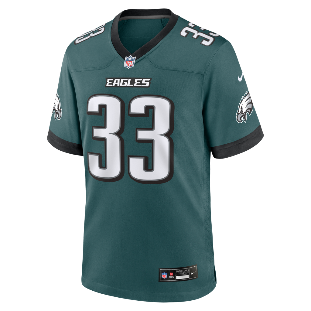 Philadelphia Eagles Cooper DeJean Midnight Green Team Game Football Jersey