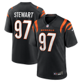 Cincinnati Bengals Shemar Stewart Black Team Game Football Jersey
