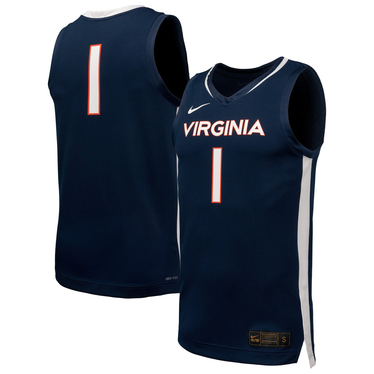 Navy Virginia Cavaliers Replica Basketball Jersey