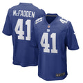 New York Giants Micah McFadden Royal Game Player Football Jersey