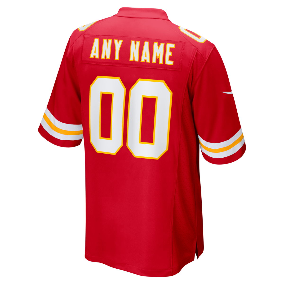 Kansas City Chiefs Red Custom Game Football Jersey