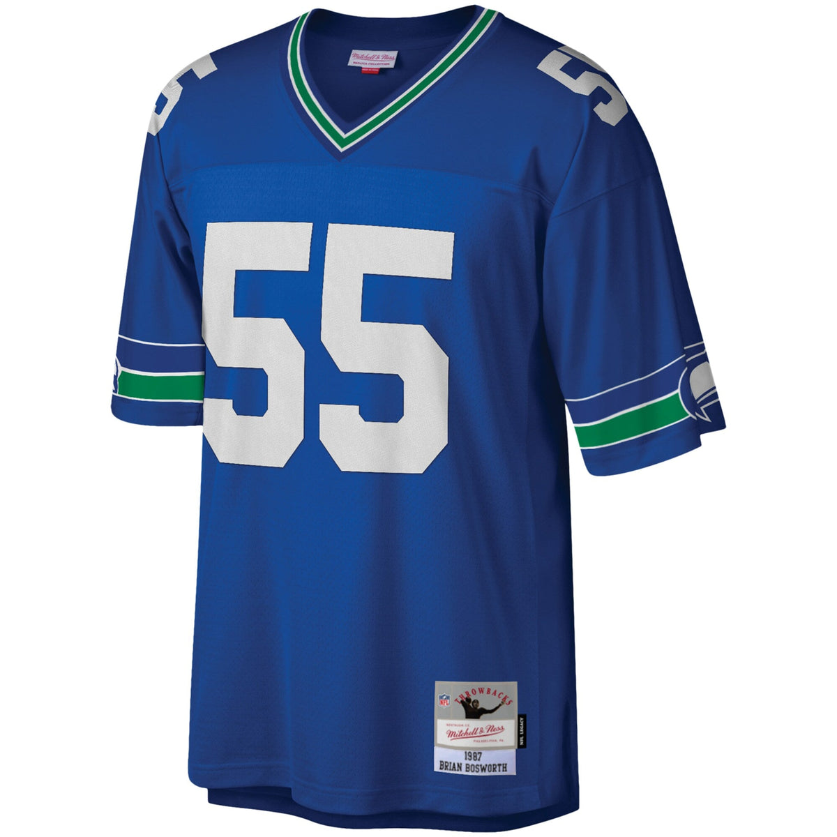 Seattle Seahawks Brian Bosworth Royal Legacy Replica Football Jersey