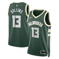 Milwaukee Bucks Icon Edition Swingman Jersey - Hunter Green - Ryan Rollins