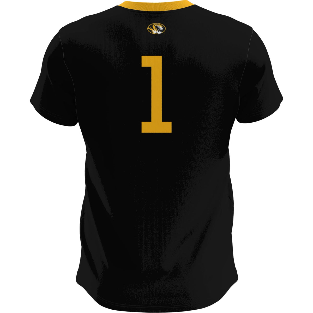 Black Missouri Tigers Lightweight Soccer Fashion Jersey