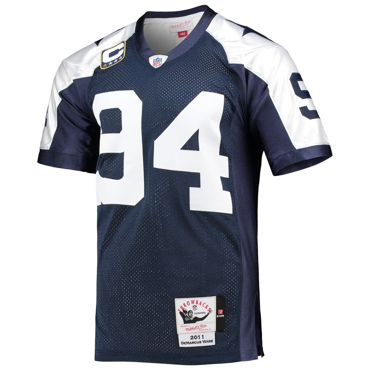 Dallas Cowboys DeMarcus Ware Navy 2011 Throwback Retired Player Football Jersey