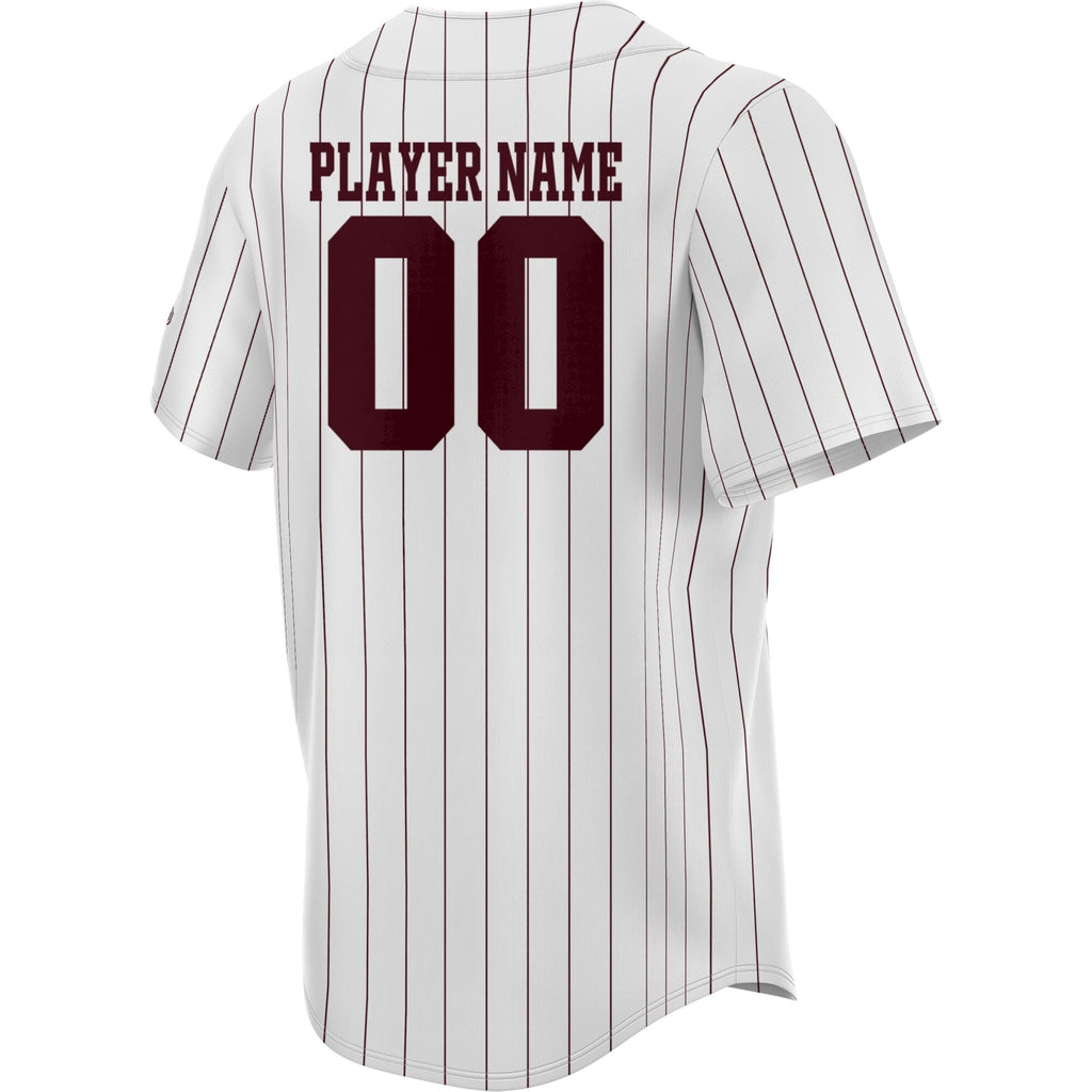 Texas A&M Aggies NIL Pick-A-Player Lightweight Baseball Jersey - White