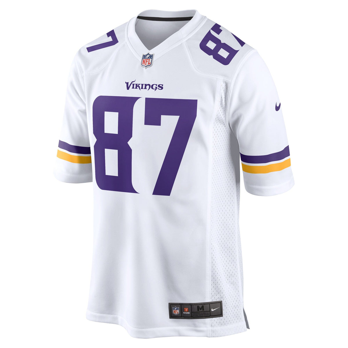 Minnesota Vikings White Game Player Football Jersey