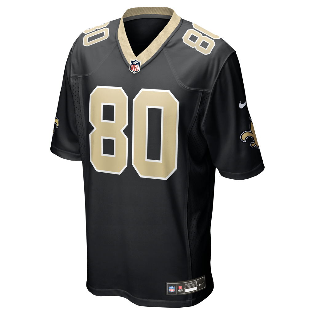 New Orleans Saints Moliki Matavao Black Team Game Football Jersey