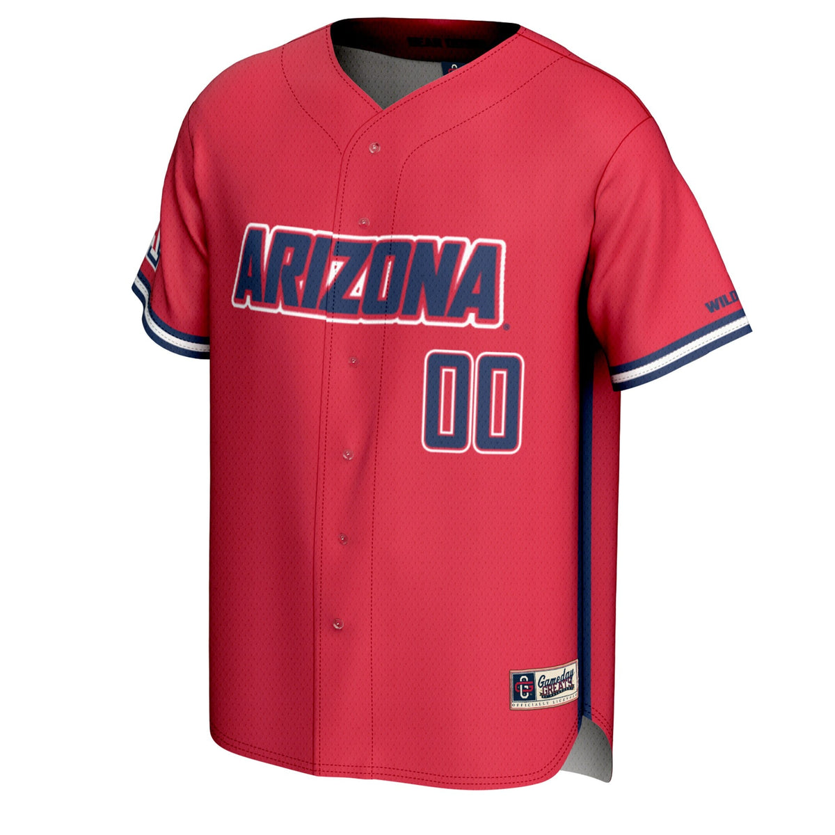 Arizona Wildcats NIL Pick-A-Player Lightweight Baseball Jersey - Red