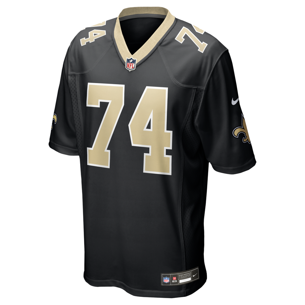 New Orleans Saints Xavier Truss Black Team Game Football Jersey
