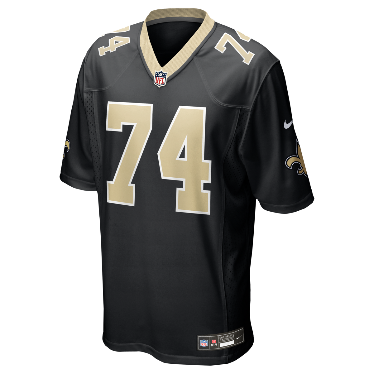 New Orleans Saints Xavier Truss Black Team Game Football Jersey