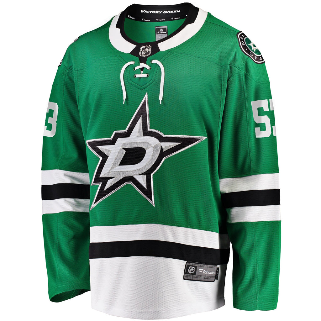 Dallas Stars Wyatt Johnston Kelly Green Home Breakaway Player Hockey Jersey