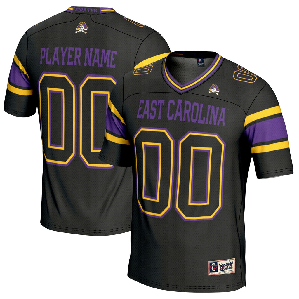 ECU Pirates NIL Pick-A-Player Football Jersey - Black