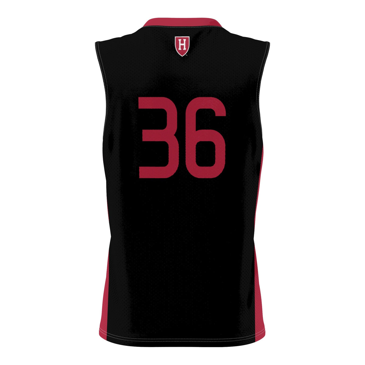 #36 Black Harvard Crimson Lightweight Basketball Jersey