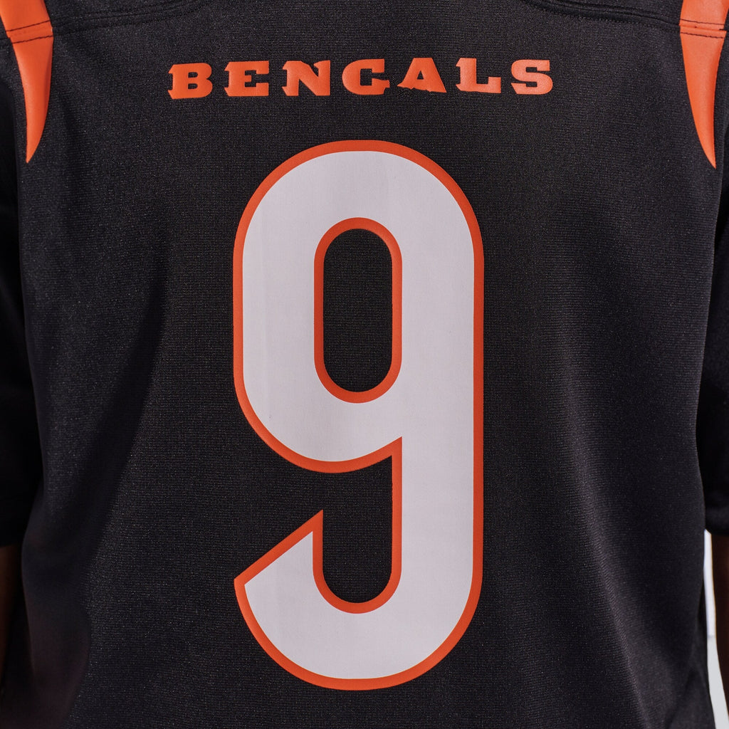 Cincinnati Bengals Joe Burrow Black Player Game Football Jersey