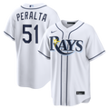 Tampa Bay Rays Freddy Peralta White Home Replica Baseball Jersey