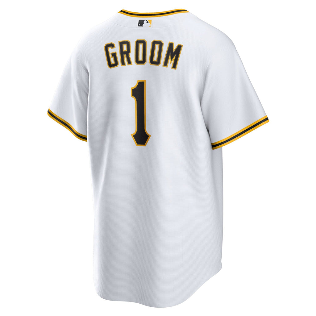 Pittsburgh Pirates White #1 Groom Home Replica Baseball Jersey