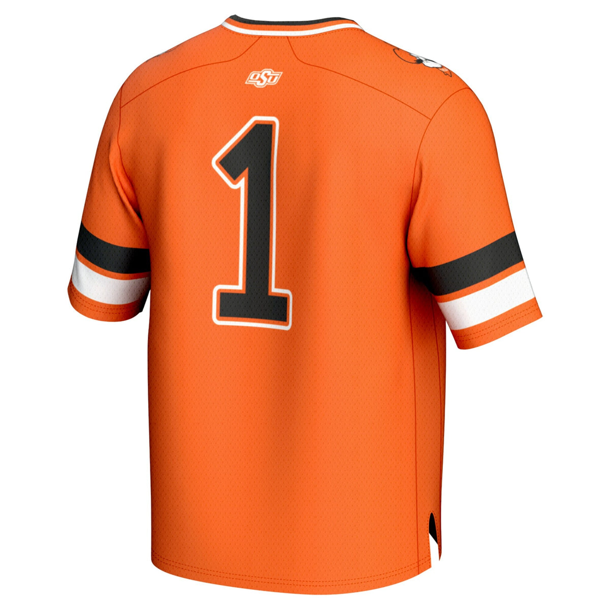 #1 Oklahoma State Cowboys Lightweight Collegiate Football Fashion Jersey - Orange