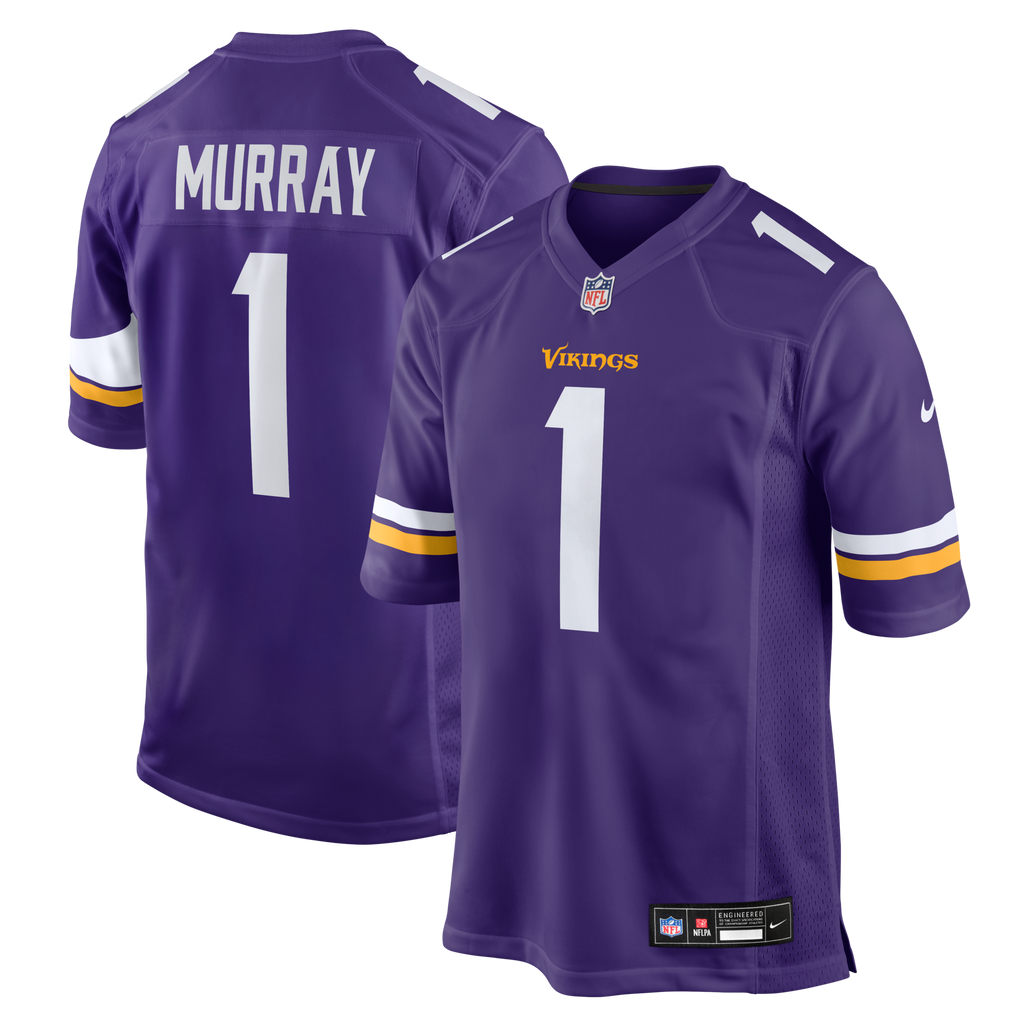 Minnesota Vikings Kyler Murray Purple Game Football Jersey
