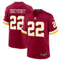 Washington Commanders Jacory Croskey-Merritt Burgundy Game Football Jersey