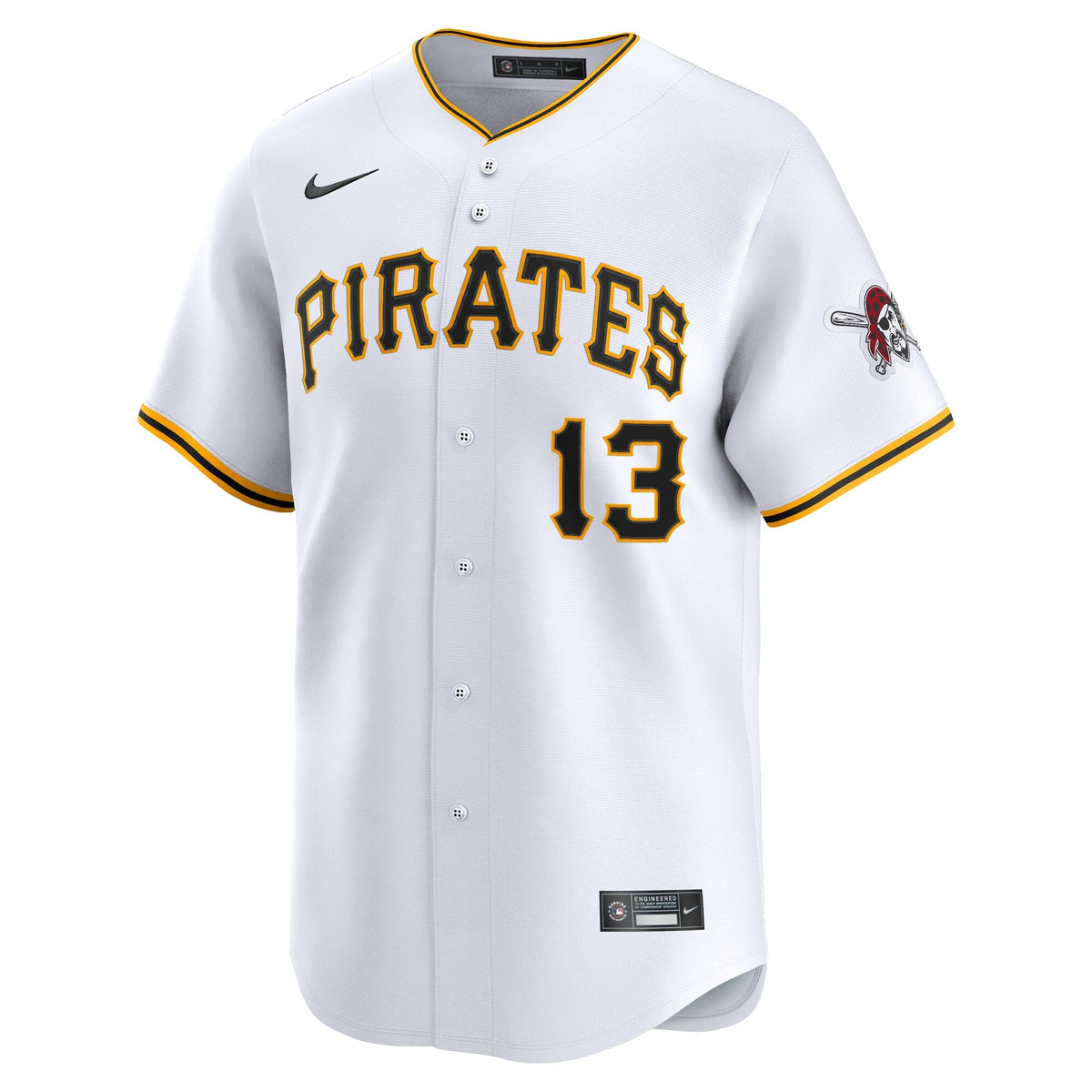 Pittsburgh Pirates Ke'Bryan Hayes White Home Limited Player Baseball Jersey