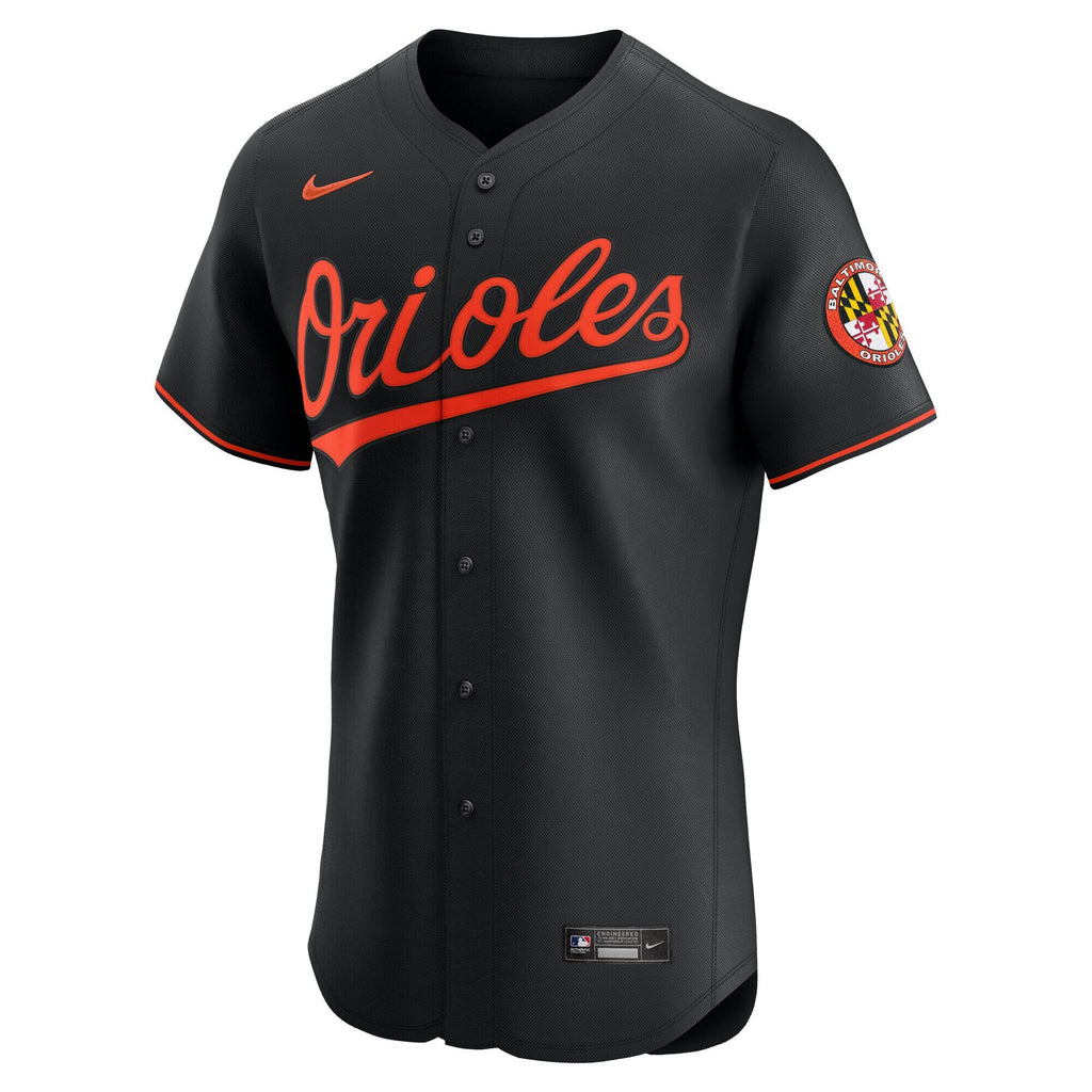 Baltimore Orioles Black Alternate Elite Baseball Jersey