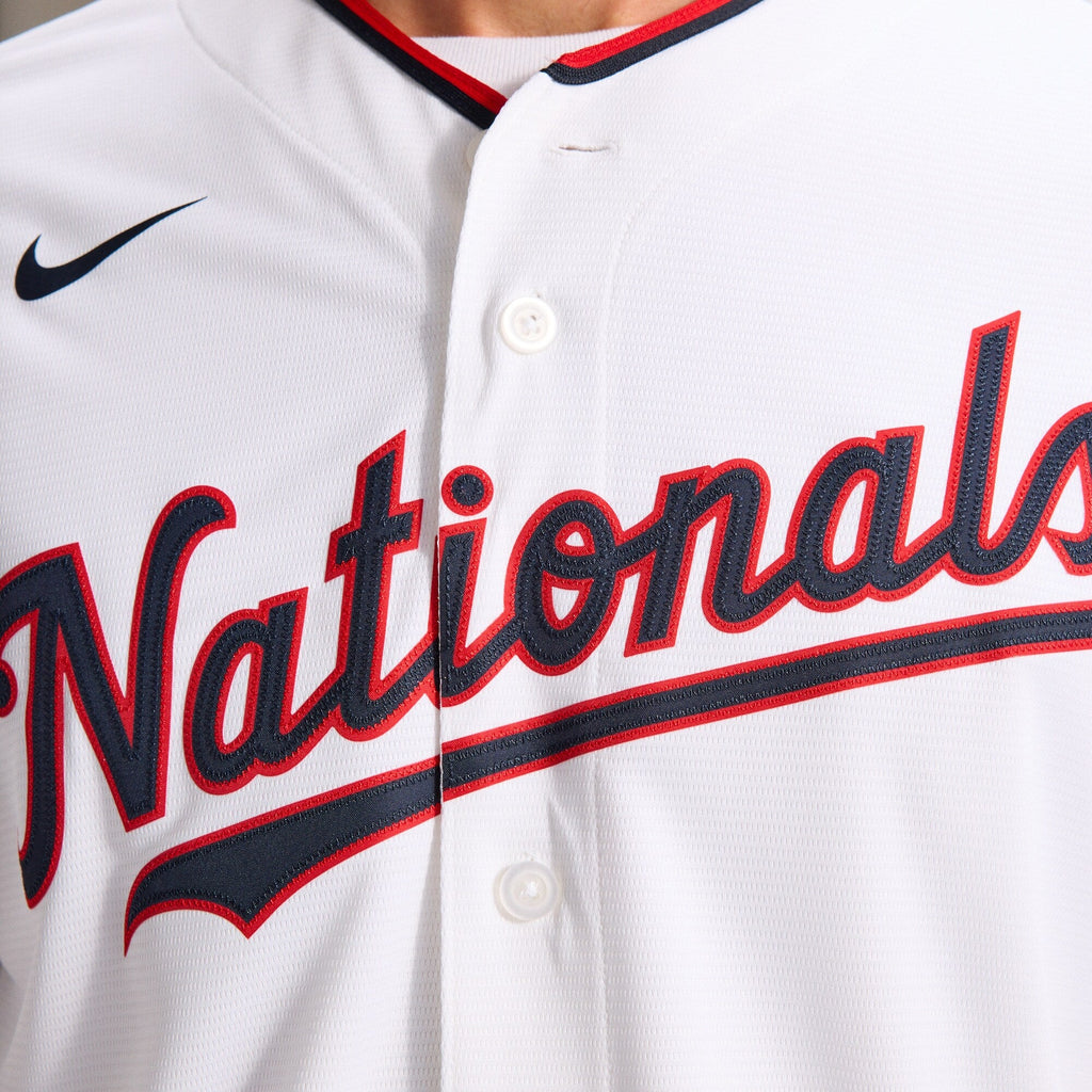 Washington Nationals CJ Abrams White Home Replica Baseball Jersey