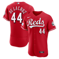 Cincinnati Reds Elly De La Cruz Red Alternate Sponsor Patch Baseball Jersey