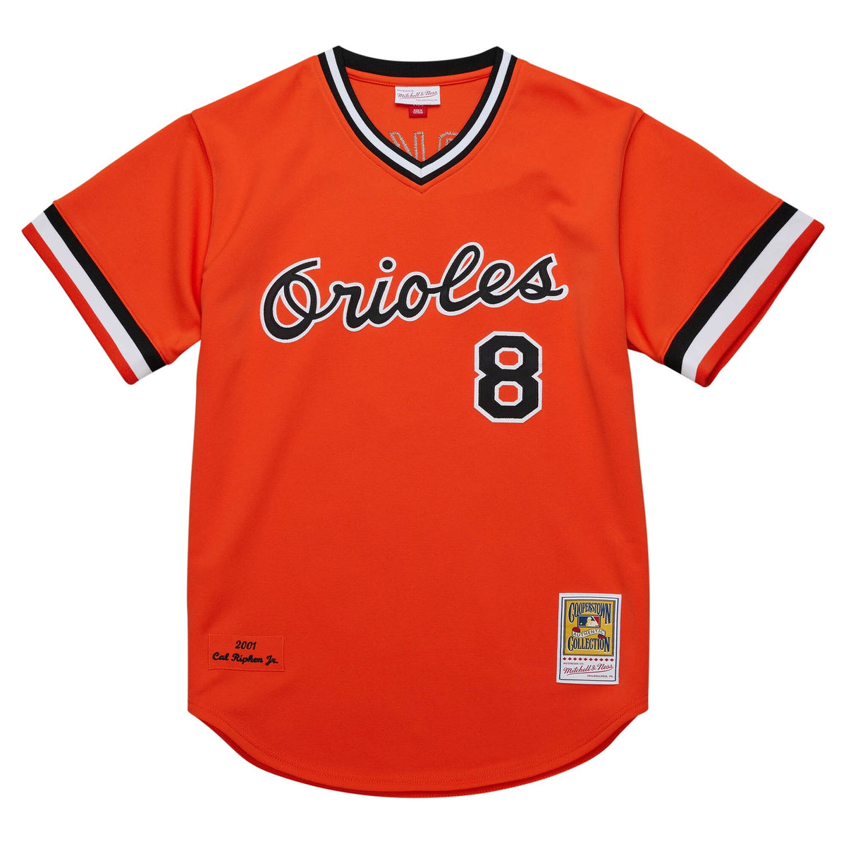 Baltimore Orioles Cal Ripken Jr. Orange 2001 Cooperstown Collection Throwback Baseball Jersey