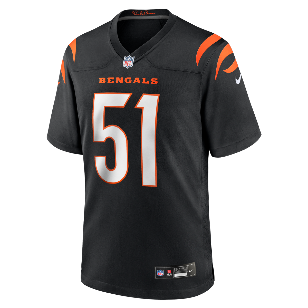 Cincinnati Bengals Isaiah Foskey Black Team Game Football Jersey