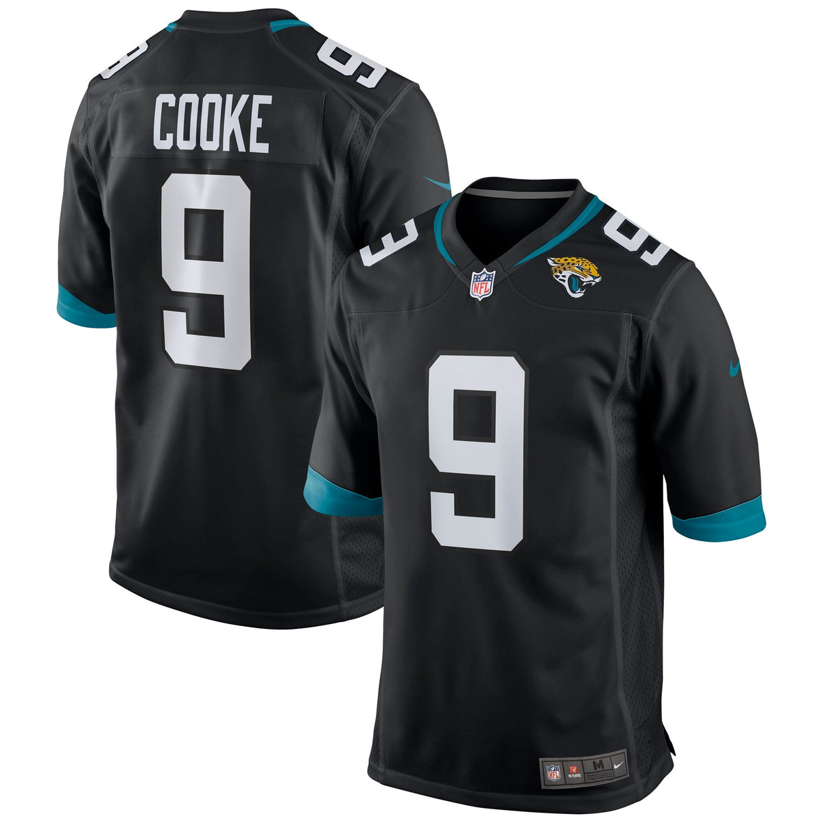 Jacksonville Jaguars Logan Cooke Black Game Football Jersey