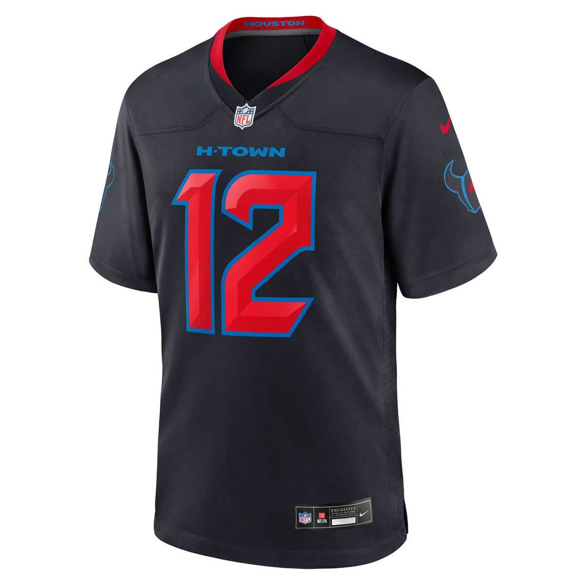 Houston Texans Nico Collins Navy 2nd Alternate Game Football Jersey