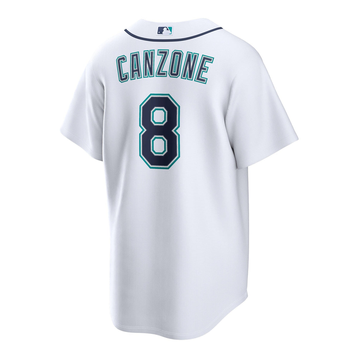Seattle Mariners Dominic Canzone White Home Replica Baseball Jersey