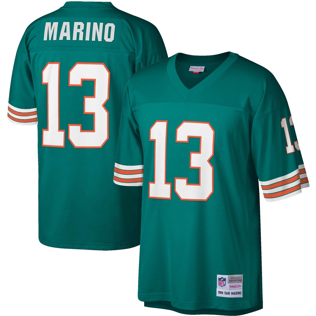 Miami Dolphins Dan Marino Aqua Legacy Replica Football Jersey