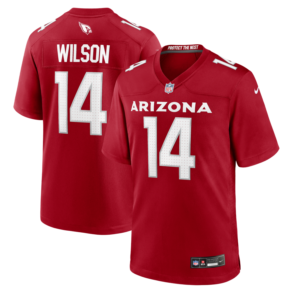 Arizona Cardinals Michael Wilson Cardinal Team Game Football Jersey